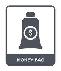 money bag icon vector