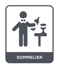 sommelier icon vector