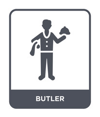 butler icon vector
