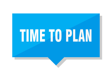 time to plan price tag