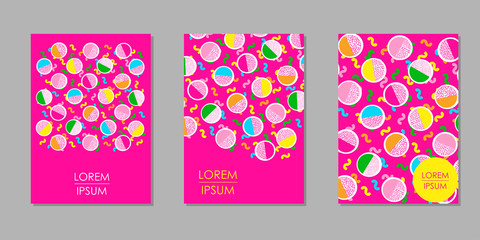 Fototapeta premium Colorful backgrounds. Templates for card, banner, poster, flyer, cover.