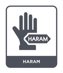 haram icon vector