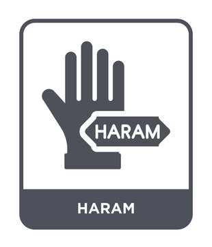 Haram Icon Vector