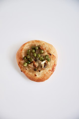 Freshly baked mini pizza сoca