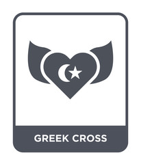 greek cross icon vector