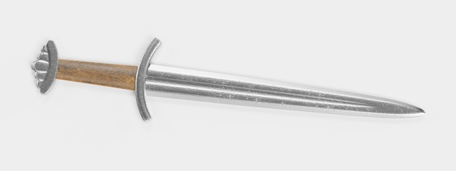 Realistic 3d Render of Viking Dagger