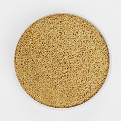 Realistic 3D Render of Couscous in Bowl