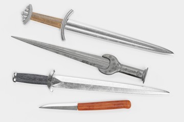 Realistic 3d Render of Viking Daggers