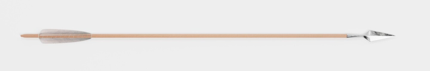 Realistic 3D Render of Viking Arrow