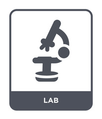 lab icon vector