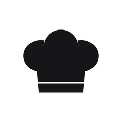 Chef hat icon in flat style. Cooker cap vector illustration on white isolated background. Chef restaurant business concept.