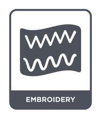 embroidery icon vector