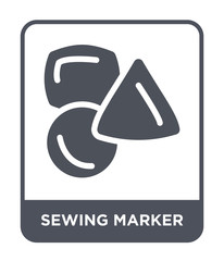 sewing marker icon vector