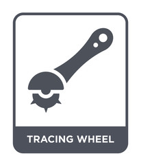 tracing wheel icon vector