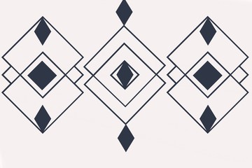 background working so much geometry style math smooth line rhombus business graph knowledge black logo identification mark on a white background rhombus square figure on a white background