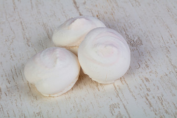 Delicious meringues cookies