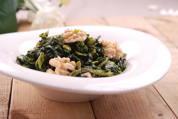 Sauteed Fresh ivy
