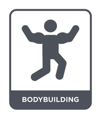 bodybuilding icon vector