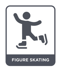 figure skating icon vector