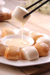 Steamed bun fried bun