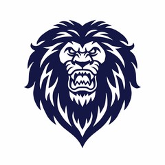 Lion Head Logo Vector Design Template Icon