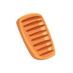 Bread illustration. Loaf, baguette, baton. Food concept. Vector illustration can be used for topics like food, bakery, pastries, confectionery shop 