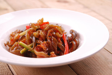 Hot and sour seaweed