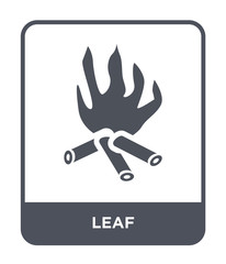leaf icon vector