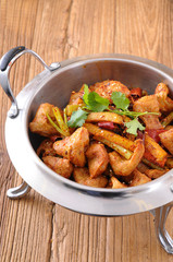 Spicy pot meat