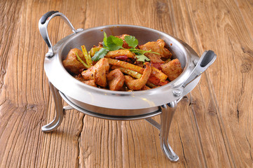 Spicy pot meat