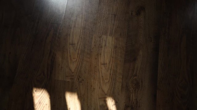 Moving shadows on the floor