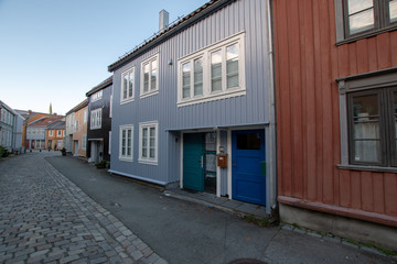 Fototapeta na wymiar Norway Tronheim old town