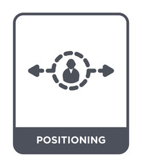 positioning icon vector