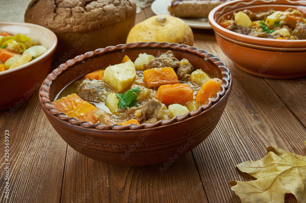 Wall mural irish beef stew