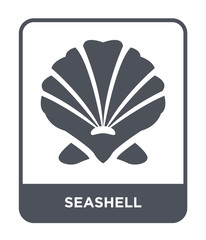 seashell icon vector