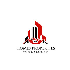 Real Estate, Building and Construction Logo Vector