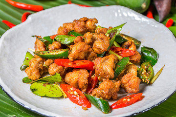 Thai spicy chicken bone