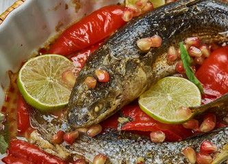Levant Baked Grey Mullet