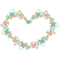 spring doodle flowers