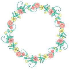 spring doodle flowers