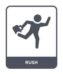 rush icon vector