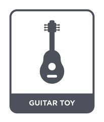 guitar toy icon vector