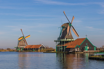 Zaanse Schans, Netherlands - considered a real open air museum, Zaanse Schans presents a collection of well-preserved historic windmills and houses