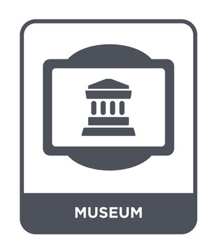 museum icon vector