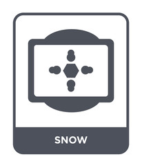 snow icon vector