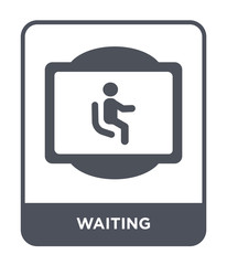 waiting icon vector