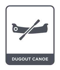 dugout canoe icon vector