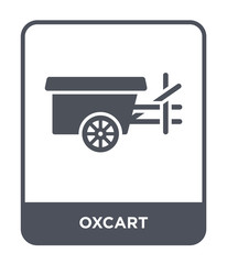 oxcart icon vector