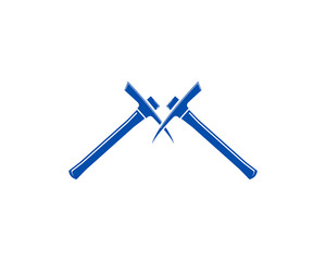 Mining Logo Design Template, Vector Illustration