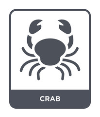 crab icon vector